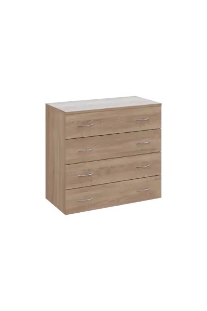 N 2 - 84Z kancelářská skříň, 4-zásuvková, 750x800x400, dub bardolino